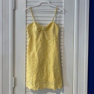 Lilly Pulitzer Shift Yellow Lace Dress